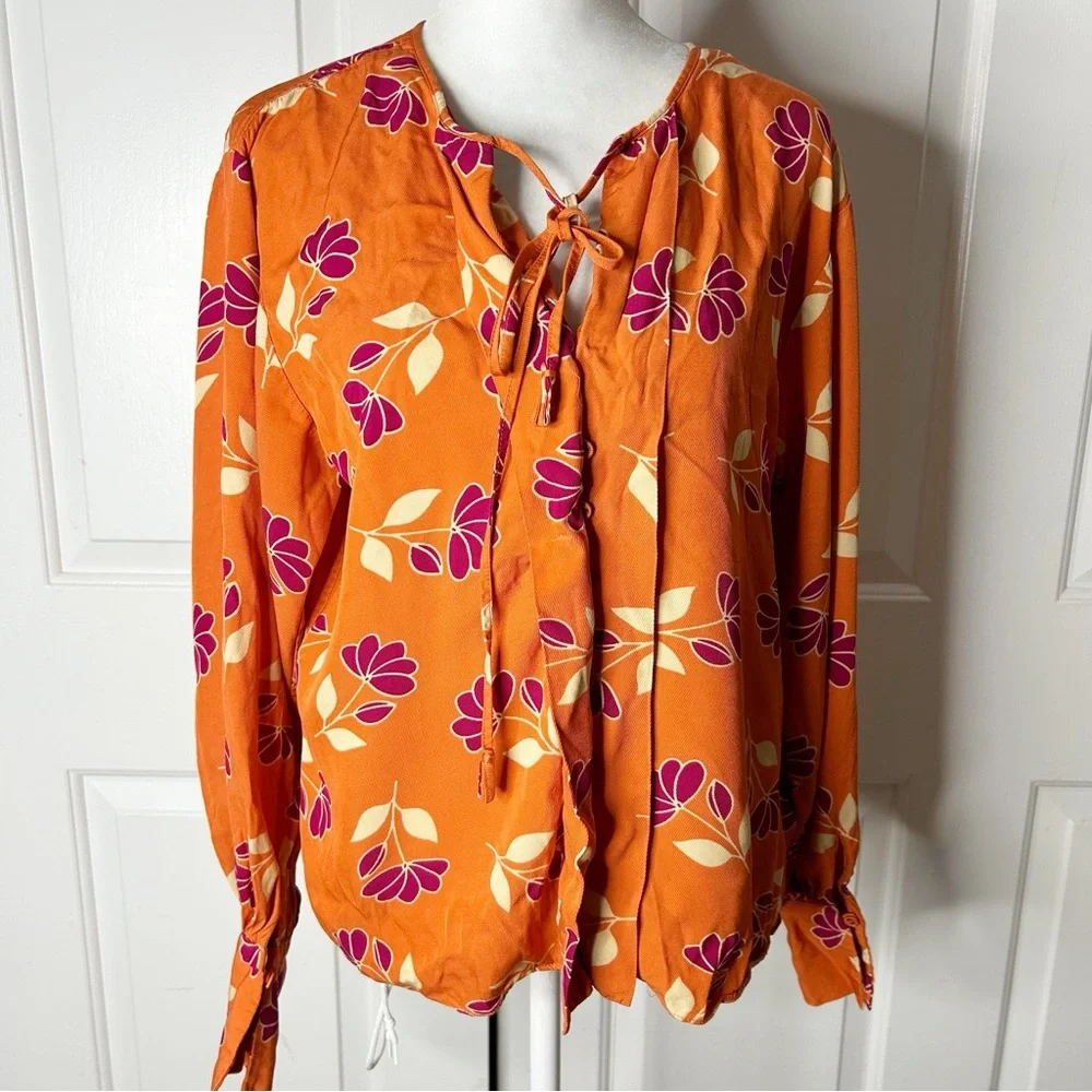 Joie Zosia Long Sleeve Top (size M) - Picture 4 of 10